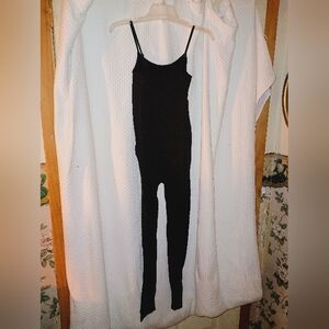 Bozzolo Black Sleeveless Black Jumpsuit Size M/L